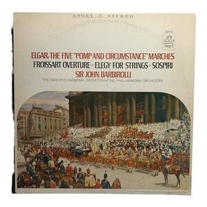 LP Sir Edward Elgar - The  Five "Pomp And Circumstance" Marches Vinyl Record
